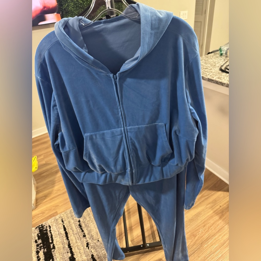 2pc jogging velour set